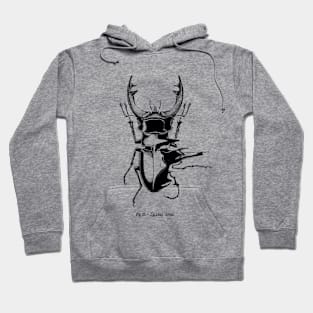 Stag Beetle Glitch Hoodie